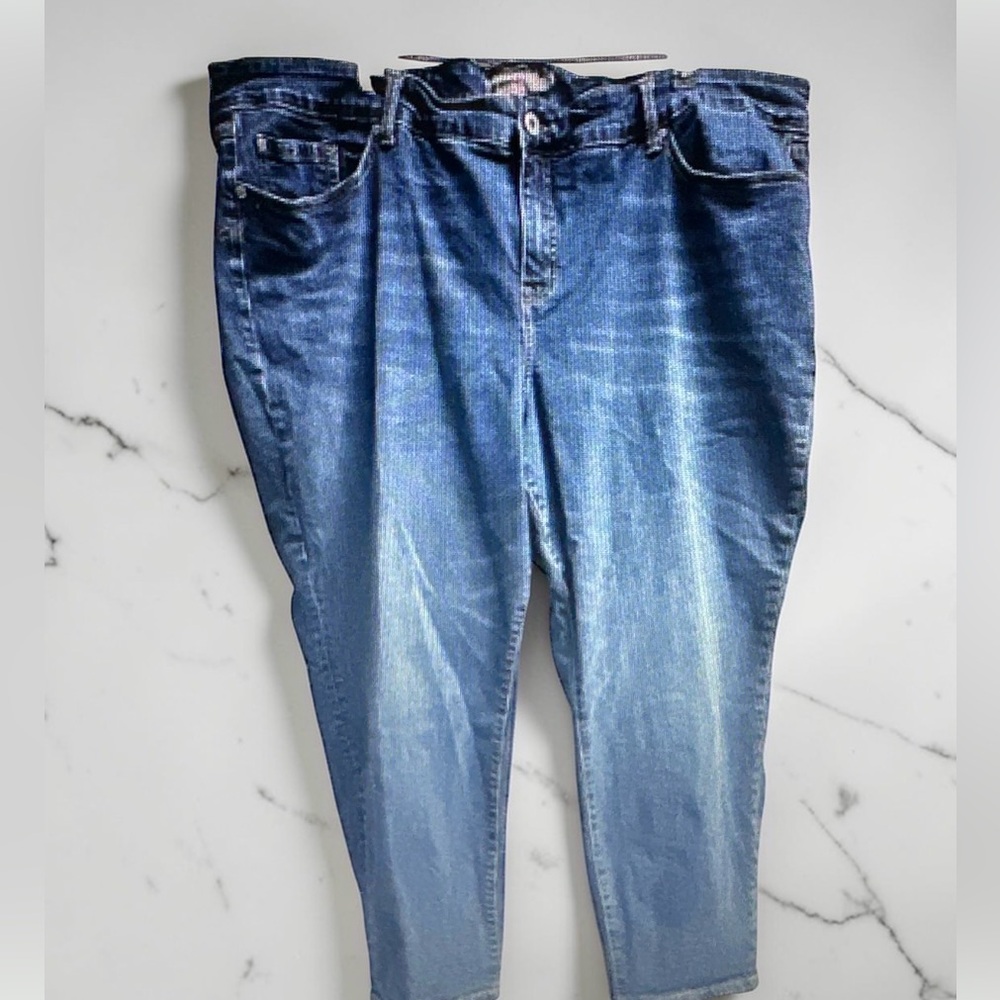 Torrid Dark Blue boyfriend Straight Leg Jeans 26R